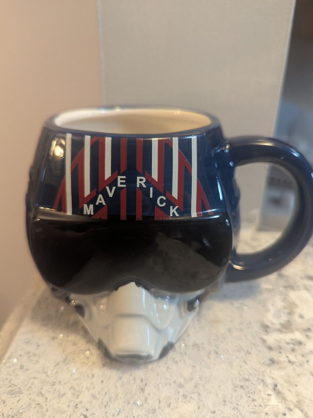 2021 Navy Pilot Maverick Top Gun 3D Sculpted Ceramic Mug 20oz